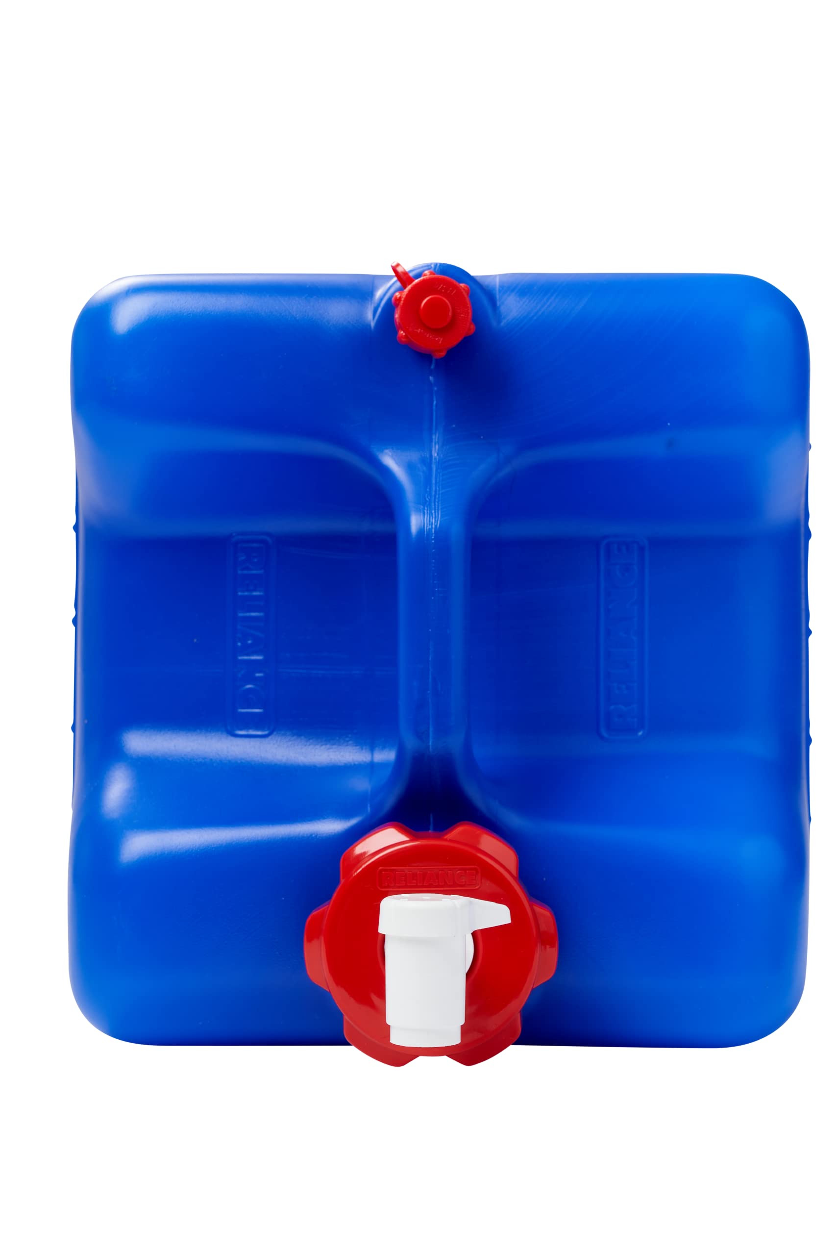 Reliance Products Aqua-Tainer 4 Gallon Rigid Water Container, Blue, 11.3' X 11.0 Inch X 10.8 Inch