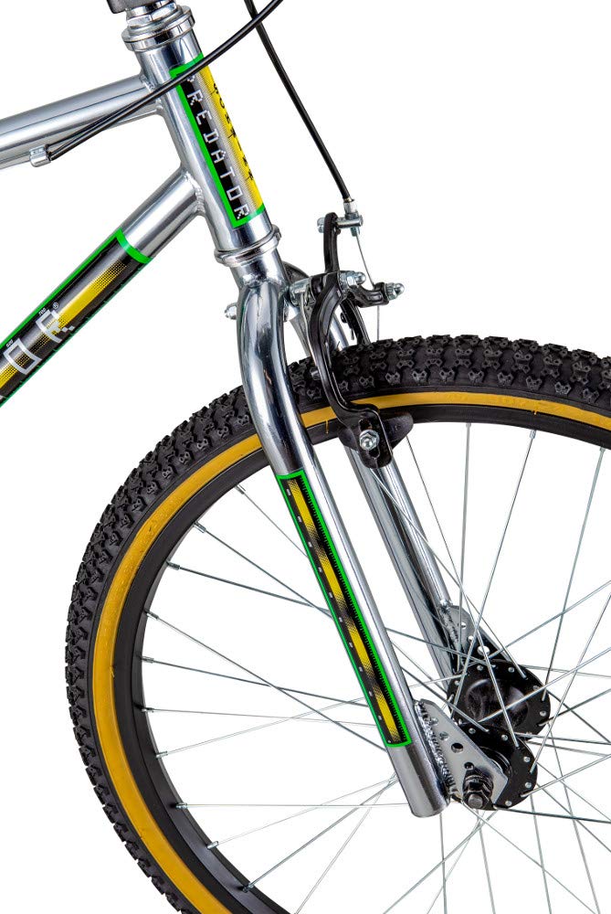 Schwinn Predator Team 24 Freestyle BMX Bike, Throwback 1983 Design, Single-Speed Drivetrain, Hi-Ten Steel Frame, Rattrap Pedals,