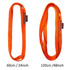 Gm Climbing One Unit 16Mm Nylon Sling Runner 60Cm / 24Inch (Fluorescent Orange)