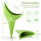 Female Urination Device, Female Urinal Silicone Funnel Urine Cups Portable Urinal For Women Standing Up To Pee Funnel Reusable W