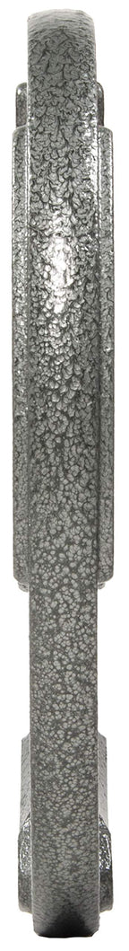 Hulkfit 1-Inch Iron Plate For Strength Training, Weightlifting, Single (35 Pounds), Silver