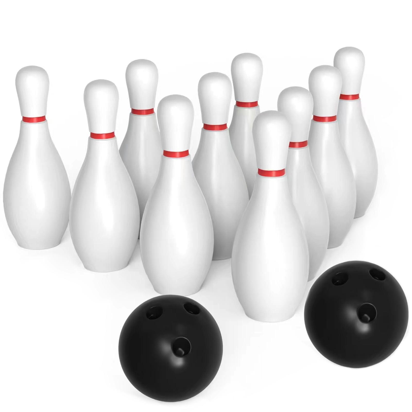 MIDOCCHIO Kids Bowling Set, Bowling for Kids 2-5, Toddler Plastic Bowling pins Toys, Family Indoor Sports Games, Parent Child In