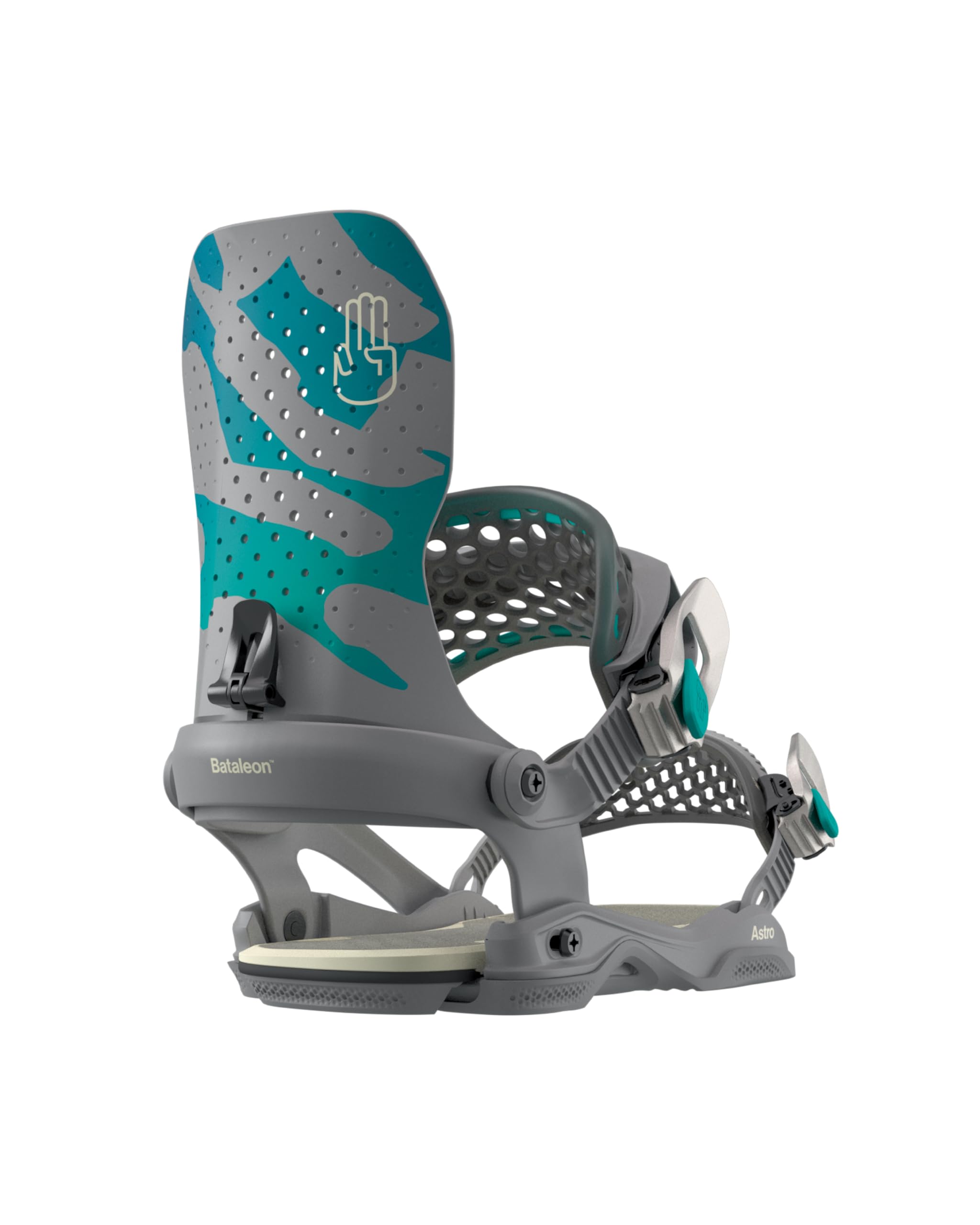 Bataleon Astro AW Mens Snowboard Bindings, Gray Forest, Large/X-Large