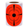 Hybsk Target Pasters 3 Inch Round Adhesive Shooting Targets - Target Dots - Fluorescent Red and Black (3 inch, Fluorescent Red)
