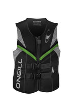 O'Neill Wetsuits Men'S Reactor Uscg Life Vest Blklundglo Med, Black/Lunar/Day-Glo, Medium
