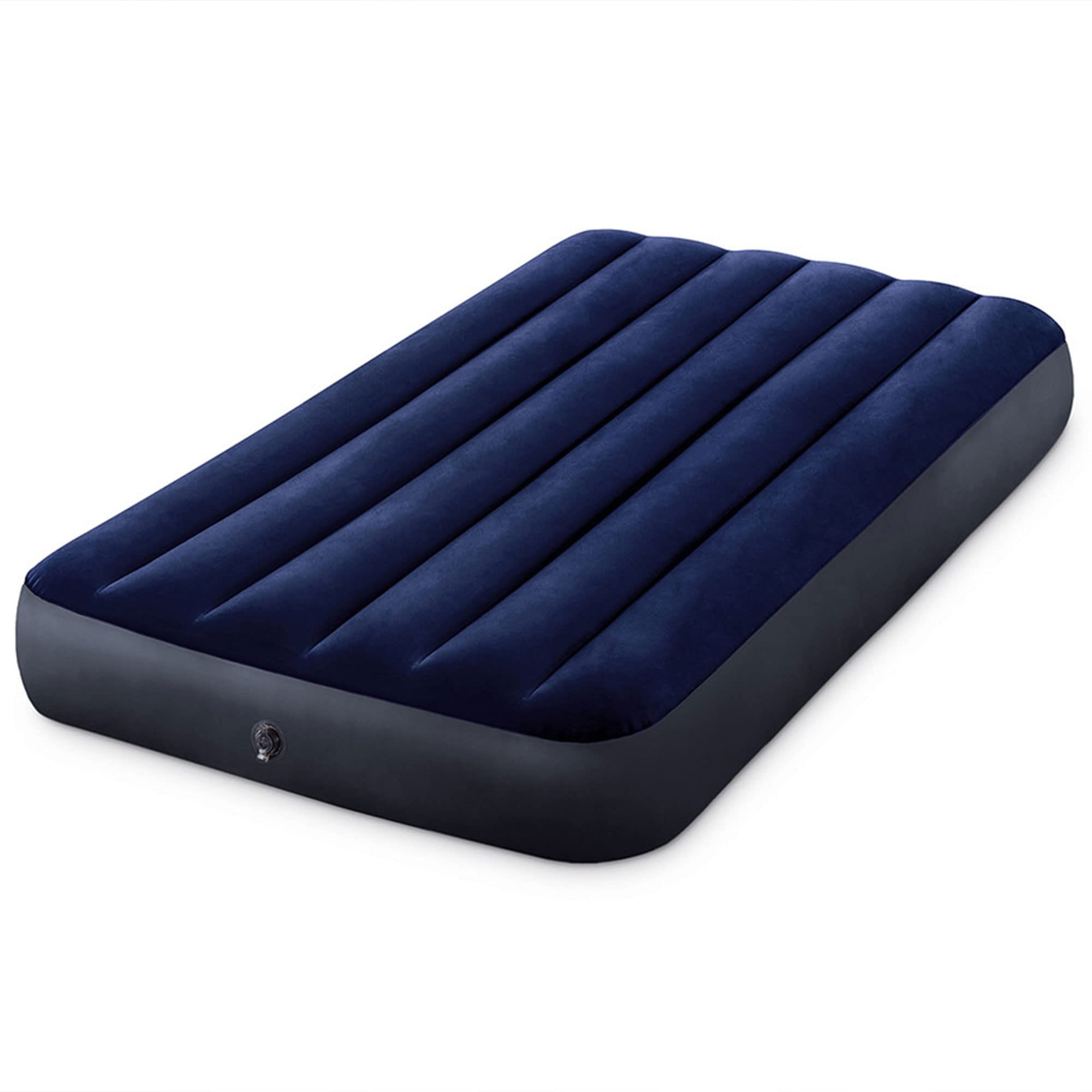 Intex 75 X 39 X 10 Inch Dura-Beam Fiber-Tech Vinyl Standard Downy Air Mattress With Plush Top And 2-In-1 Valve, Twin (Pump Not I