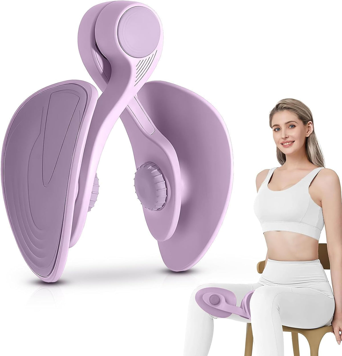 PrimeNest Plus Hip Trainer | Thigh Master and Inner Thigh Exercise Equipment | Floor Exerciser Device | Training Tool | for Home