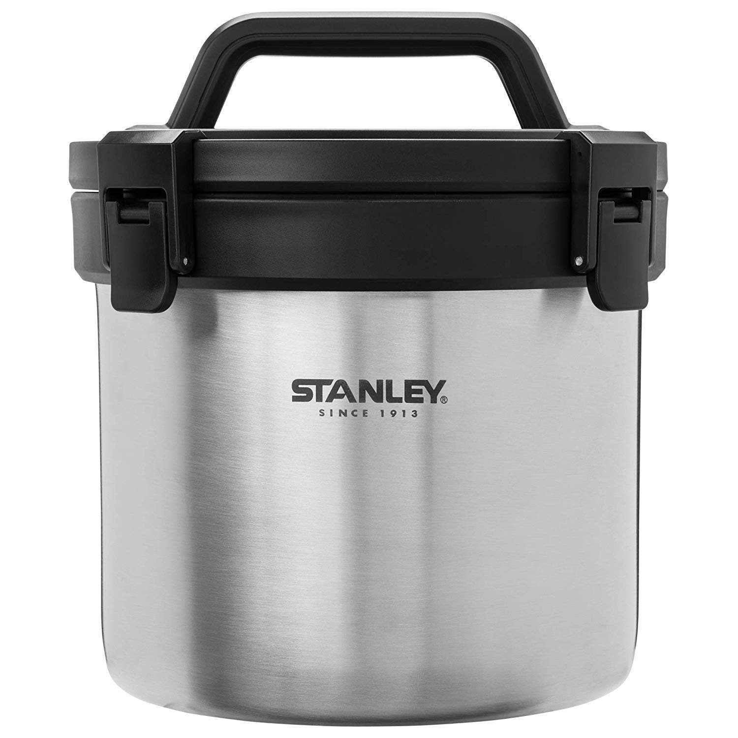 Stanley Adventure Stay Hot 3qt Camp Crock Pot - Vacuum Insulated Stainless Steel Food Container - Keeps Food Hot for 12 Hrs & Co