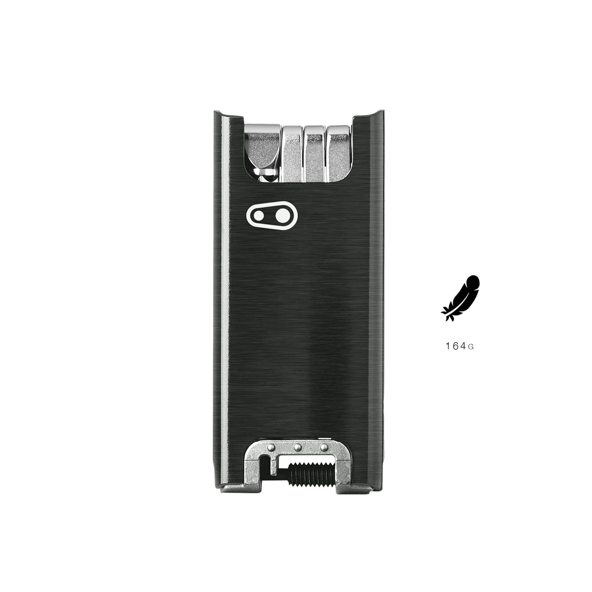 Crankbrothers F 15 Bike Tool - Mtb Multitool Black - 15 Bicycle Tools (15 In 1 Tool), Ergonomic And Lightweight