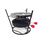 Campmaid Grill And Smoker With Carry Bag - Dutch Oven Tools Set - Charcoal Holder & Cast Iron Grill Accessory - Camping Grill Se