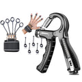 XYNO Finger Gripster Exerciser 2023 Model & Adjustable Hand Grip Strength Trainer (5kg60kg)  Forearm, Finger & Hand Strength C