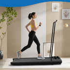 Rivano Treadmill With Handles, Electric Treadmills For Home Small, 270Lbs Capacity, Under Desk Treadmill With Remote Control Led