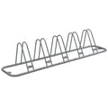 Global Industrial 70 L Single Sided Bicycle Parking Rack, Adjustable, 5-Bike Capacity