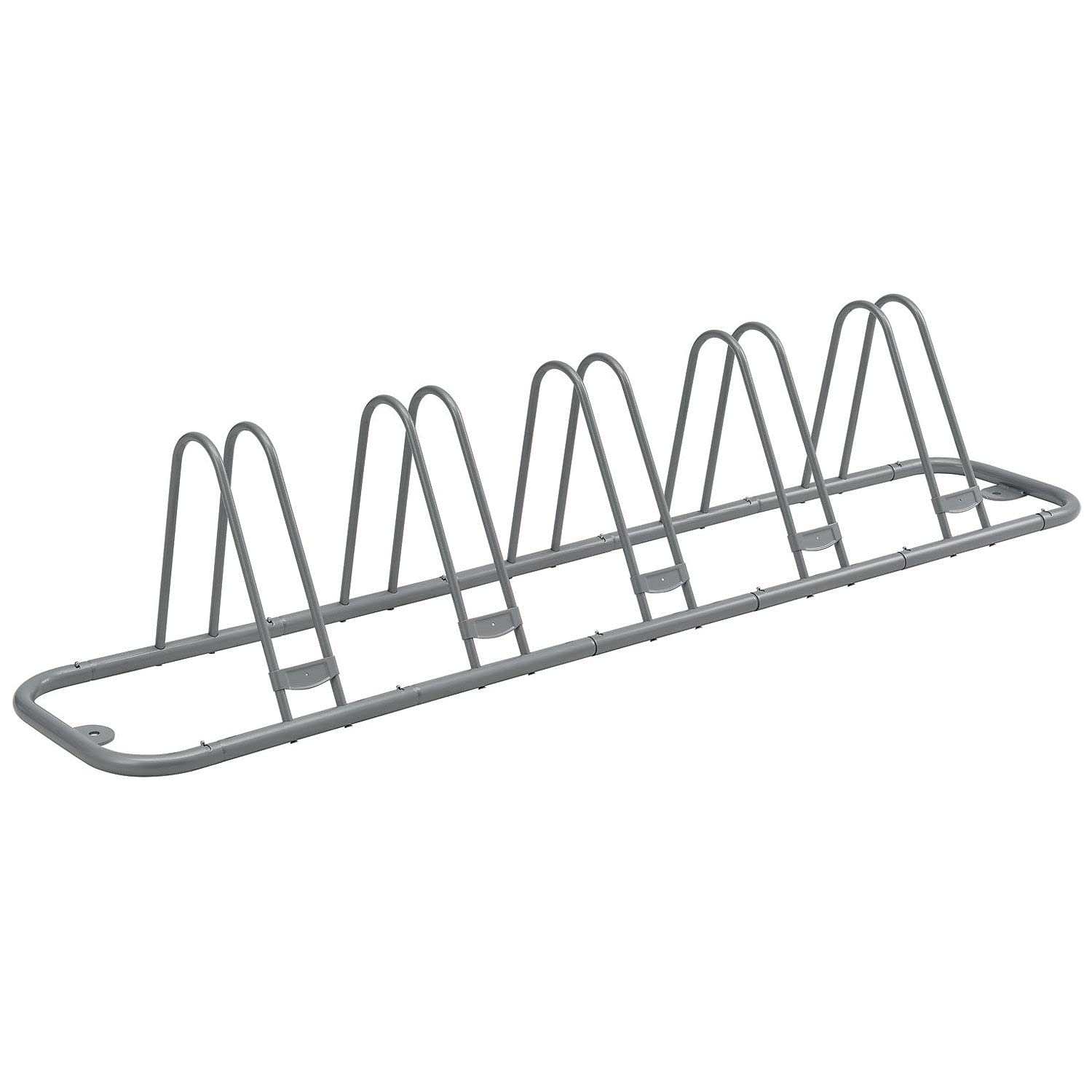 Global Industrial 70 L Single Sided Bicycle Parking Rack, Adjustable, 5-Bike Capacity