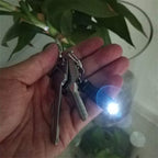 Super Mini Small Tiny Keychain Flashlight, Smallest Bright Key Ring Light Torch For Edc Emergency Dog Walking Sleeping Reading G