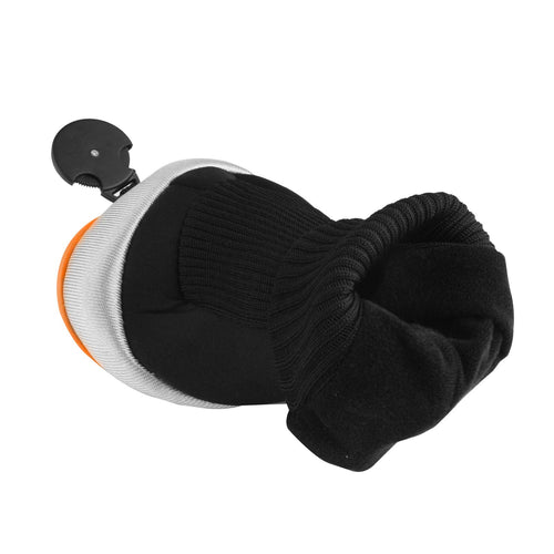 Andux Pack Of 2 Mesh Golf Hybrid Club Head Covers W/Dial No. Tags Mt/Hy07 Black/Orange