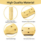 Bamboo Wood Paddle Lightweight Wooden Paddle With Airflow Holes, 13.3 Inch