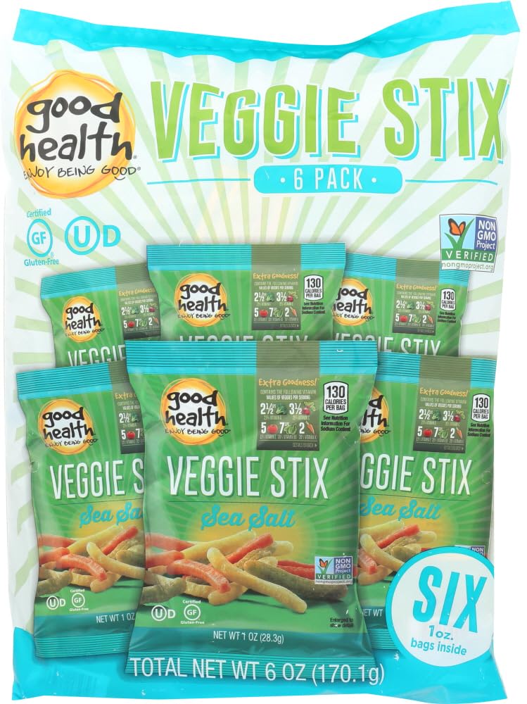 Good Health Single Serve Veggie Stix - 1 oz - 6 pk