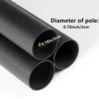 Adjustable Tarp Pole Canopy Pole Set Of 2, Portable Tent Poles Rodsfor Camping Tarps,Tent,Awnings, Shelters, Hiking