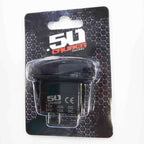 50 Caliber Racing Rocker Switch On/Off Led Backlit-Bilge Pump- Utv, Auto, Boat 20A 12V (5362A2Blue)