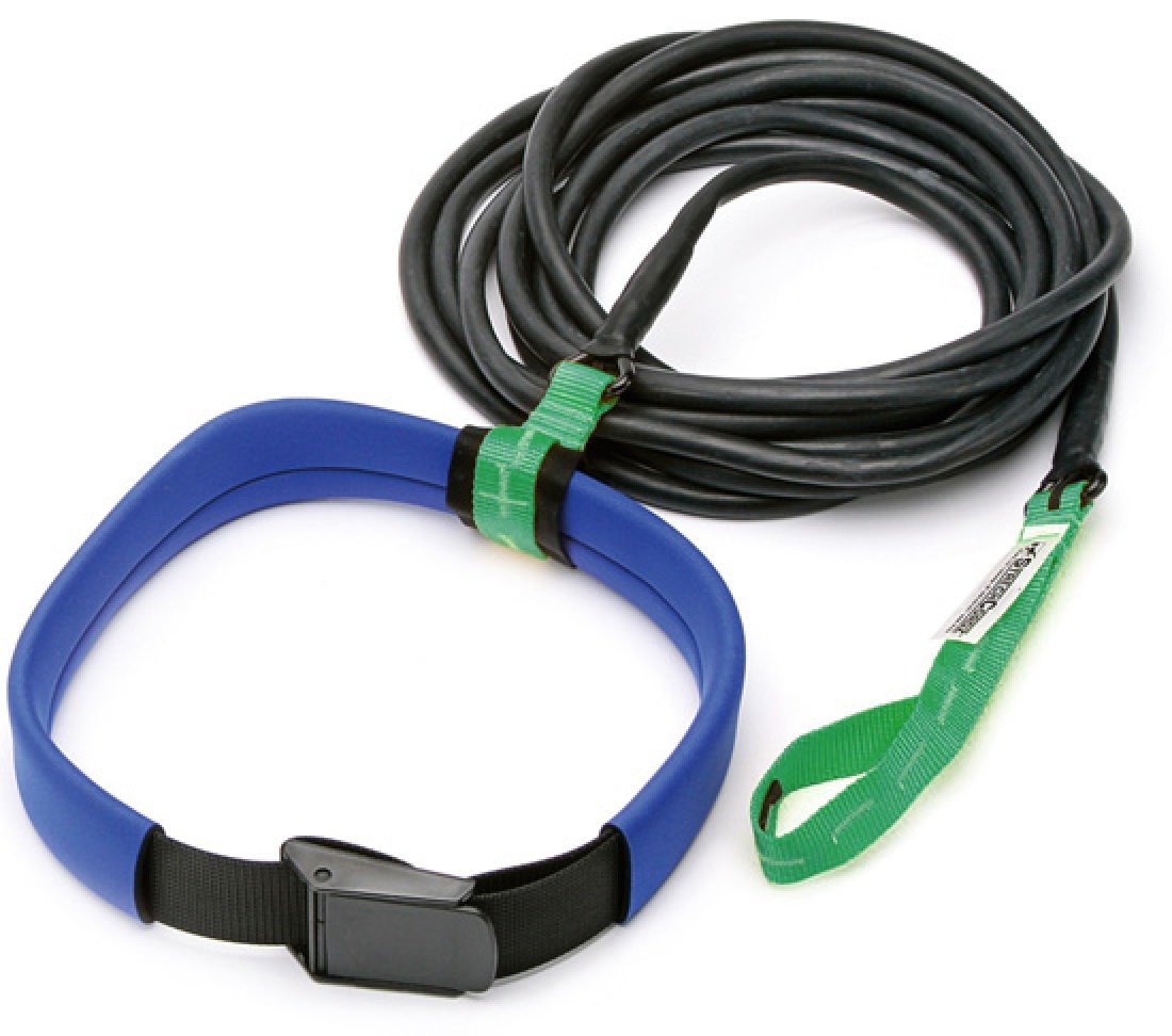 NZ Manufacturing StretchCordz Long Belt Slider Swim Resistance Belt Green 8-24 lbs