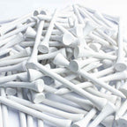 Mykuja Bamboo Golf Tee 3-1/4 Inch Pack Of 100 White
