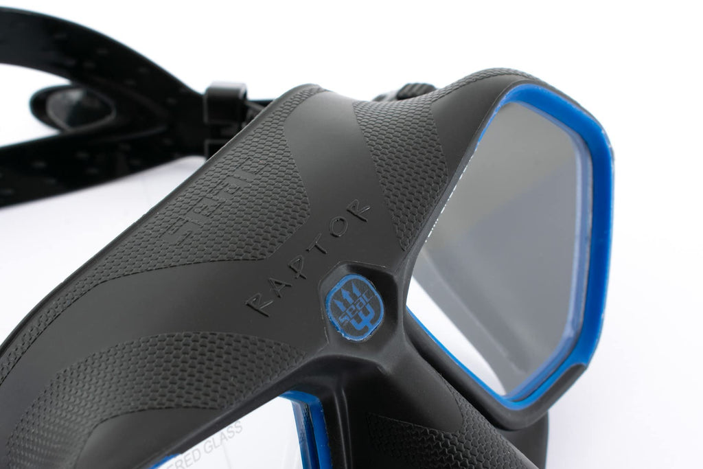 Seac Raptor, Low Volume Mask For Freediving And Spearfishing,Blue