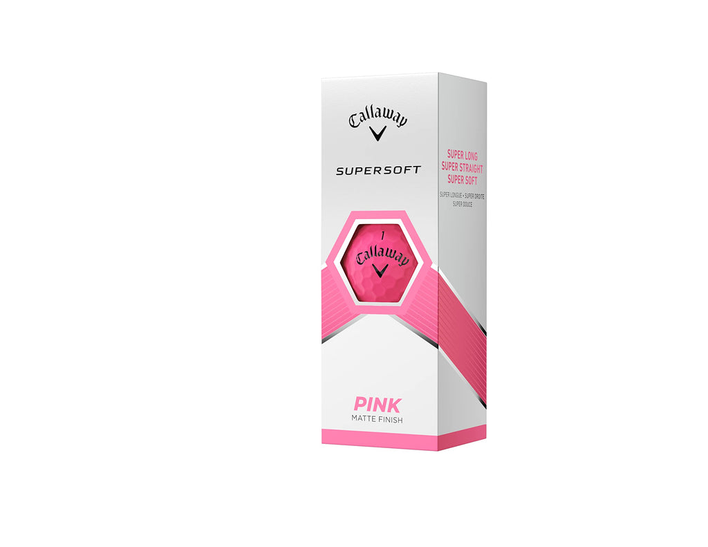 Callaway Golf Supersoft Golf Balls (2023 Version, Pink)