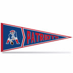 Rico Industries Nfl Football New England Patriots Retro - Alt 12'' X 30'' Felt Wall D  Cor Pennant - Great For Home/Bed Room/Man