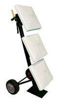 Trigon Sports Softball Baseball Caddy with Wheels for Baseball Bases, Heavy-Duty Steel Caddy Frame with 3 Posts for Softball Bas