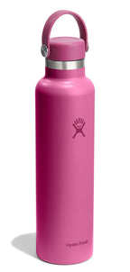 Hydro Flask Water Bottle - Insulated Stainless Steel - Non Spill, Leakproof in 24 Oz Reef Pink
