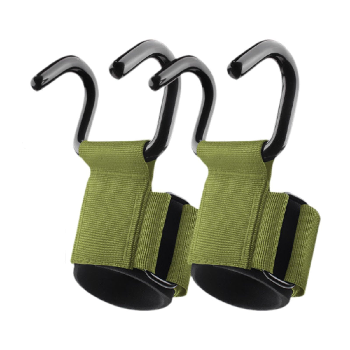 Enakshi Fitness Weight Lifting Hook Padded Wrist Straps For Powerlifting Shrugs Rows Green|Sporting Goods | Fitness Running & Yo