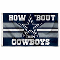 Dallas Cowboys How Bout Them Cowboys Flag Outdoor Indoor 3x5 Foot Banner
