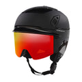 Oakley MOD7 Matte Black/I.C.E/Prizm Iridium Torch Large Integrated Ski Helmet + Goggles for Men for Women + Bundle with Collapsi