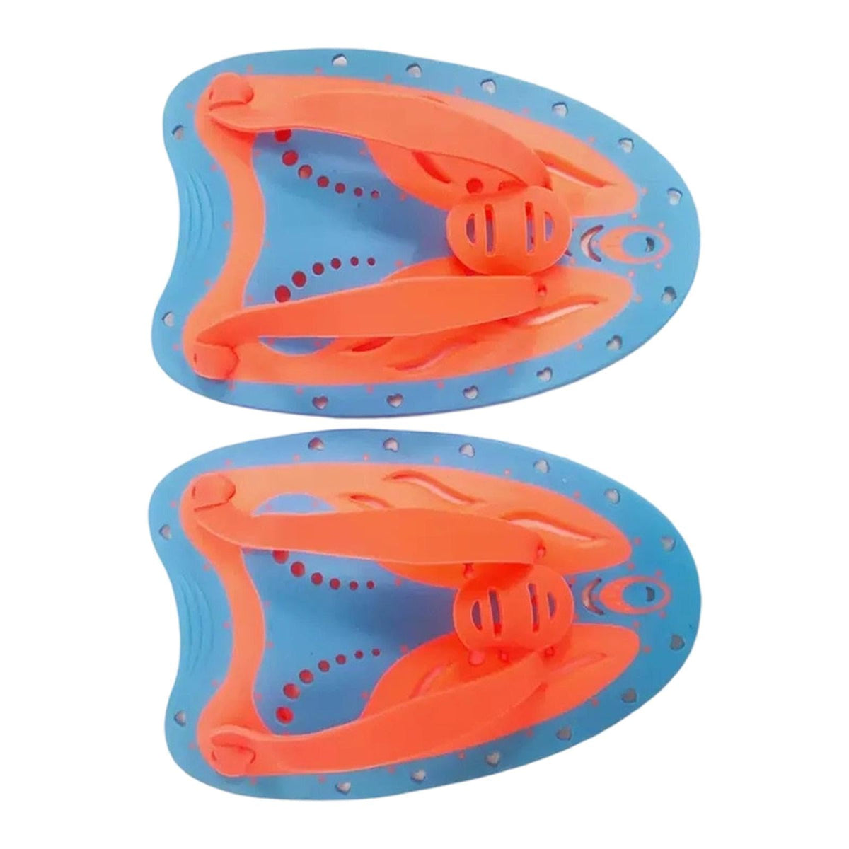 Trendynest Swim Hand Paddles Improves Speed Gift Aquatic Fitness Swim Training Hand Fin Orange M