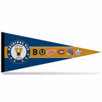 Rico Industries Nhl Hockey Original 6 12'' X 30'' Felt Wall D  Cor Pennant - Great For Home/Bed Room/Man Cave D  Cor