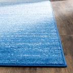 Safavieh Adirondack Collection 3 X 5 Light Blue  Dark Blue Adr113F Modern Ombre Non-Shedding Living Room Bedroom Accent Rug