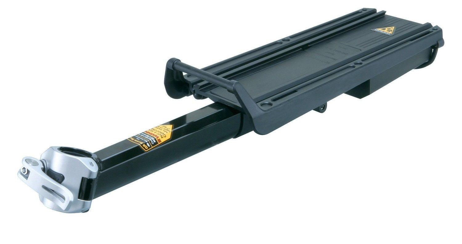 Topeak MTX BeamRack EX - Lightweight Aluminum Quick-Release Rear Bike Rack for MTB & Commuters - 15 lb Capacity, MTX TrunkBag Co