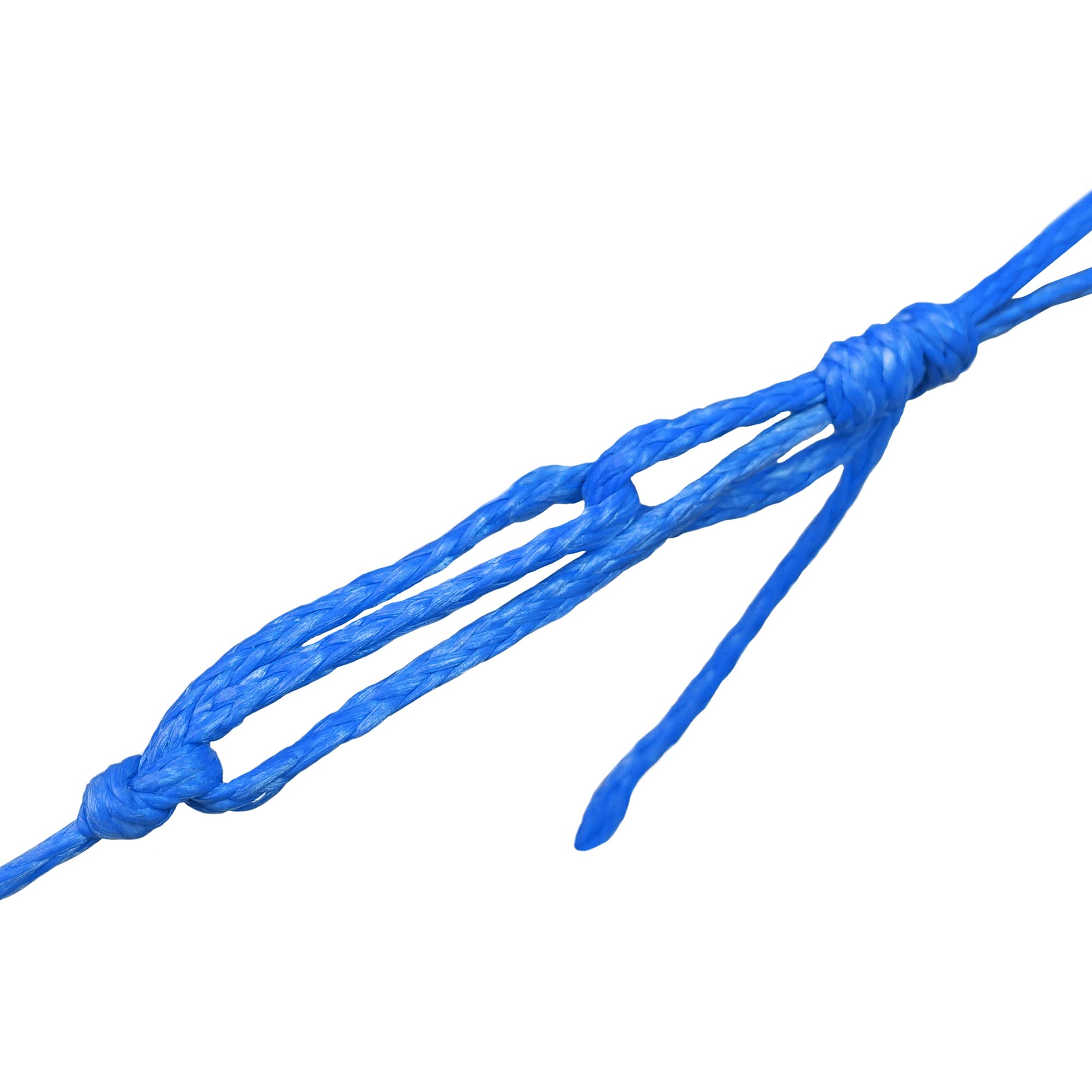 Emma Kites Black 1.6Mm Uhmwpe Braided Cord Spliceable Utility Cord Diy Leash Tent Tarp Guyline Hammock Ridgeline Whoopie Sling B