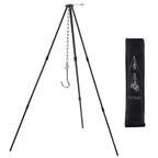 Camping Tripod Campfire Cooking Dutch Oven Tripod Mini Adjustable Grill Tripod Cooker Campfire Grill Stand Tripod Grilling Set C