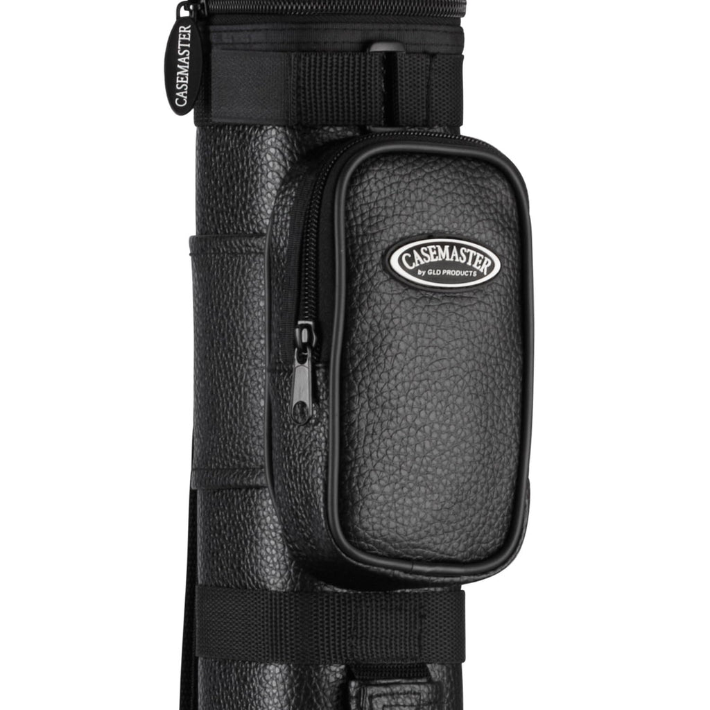 Casemaster By Gld Products Q-Vault Classic Billiard/Pool Cue Hard Case, Holds 2 Complete 2-Piece Cues (2 Butt/2 Shaft), Black