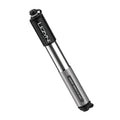 LEZYNE Grip Drive HV High Volume Bike Hand Pump | 90 PSI CNC-Machined Aluminum Mini Bicycle Pump for MTB & Gravel Tires, ABS Fle