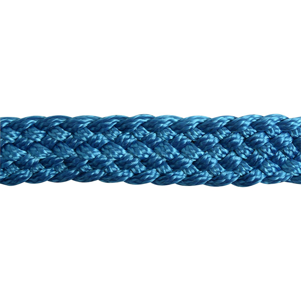 Cashel Flat Braid Halter And Leadrope, Blue