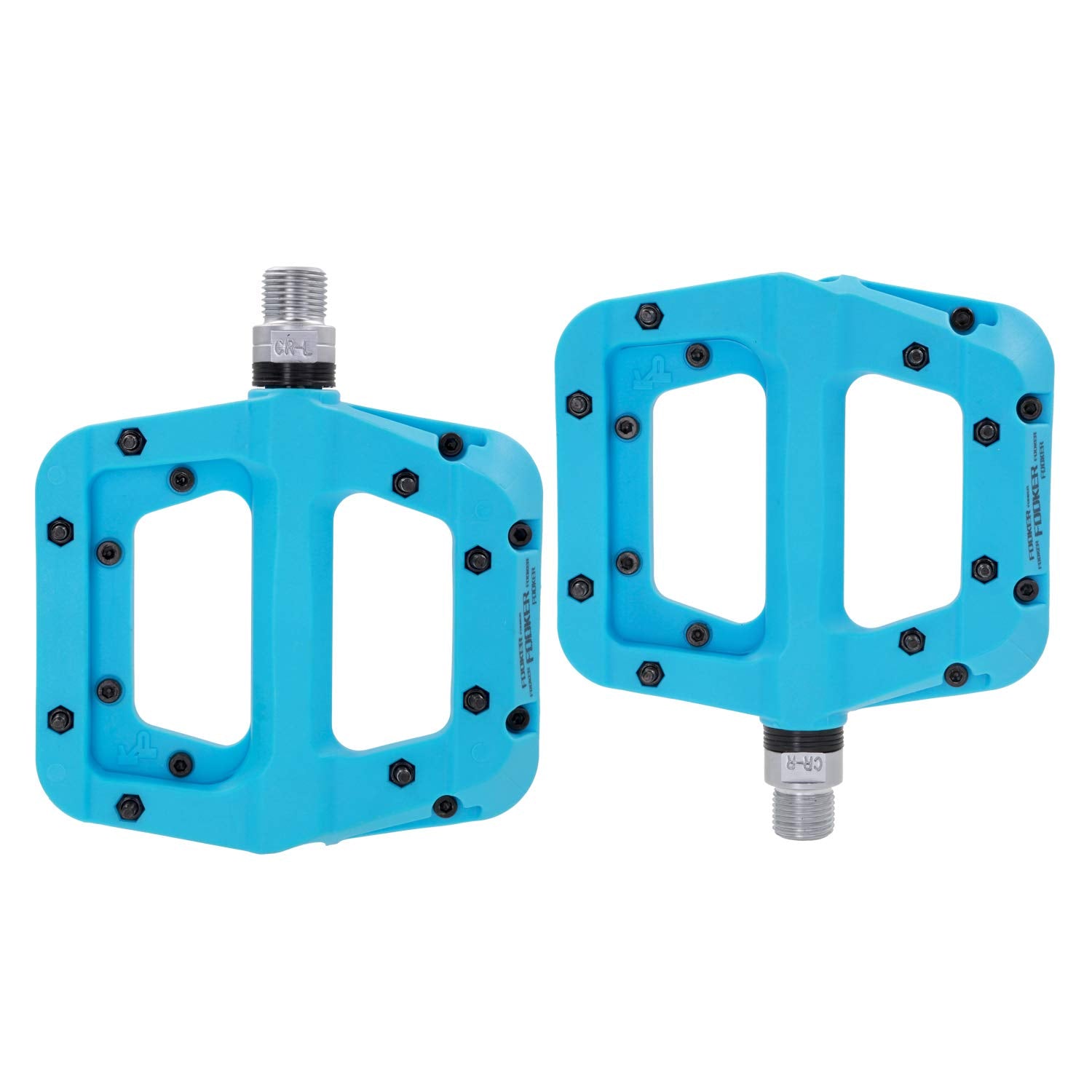 Fooker Mtb Pedals Mountain Bike Pedals 3 Bearing Non-Slip Lightweight Nylon Fiber Bicycle Platform Pedals For Bmx Mtb 916