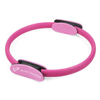 Ritfit Pilates Ring Circle - 14 Inch Magic Fitness Circle For Toning Inner & Outer Thighs, Bonus Workout Guide Included (Pink)