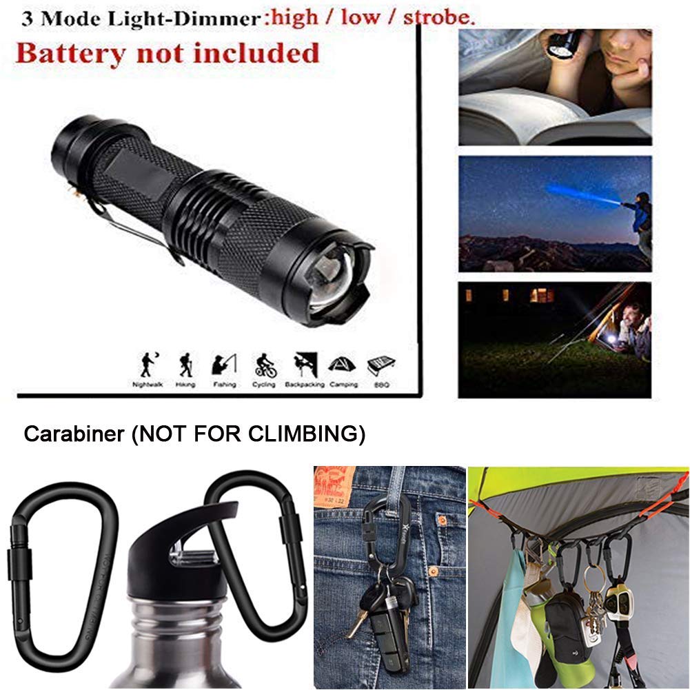 Xuanlan Emergency Survival Kit 13 In 1, Outdoor Survival Gear Tool With Survival Bracelet, Fire Starter, Whistle, Wood Cutter, W