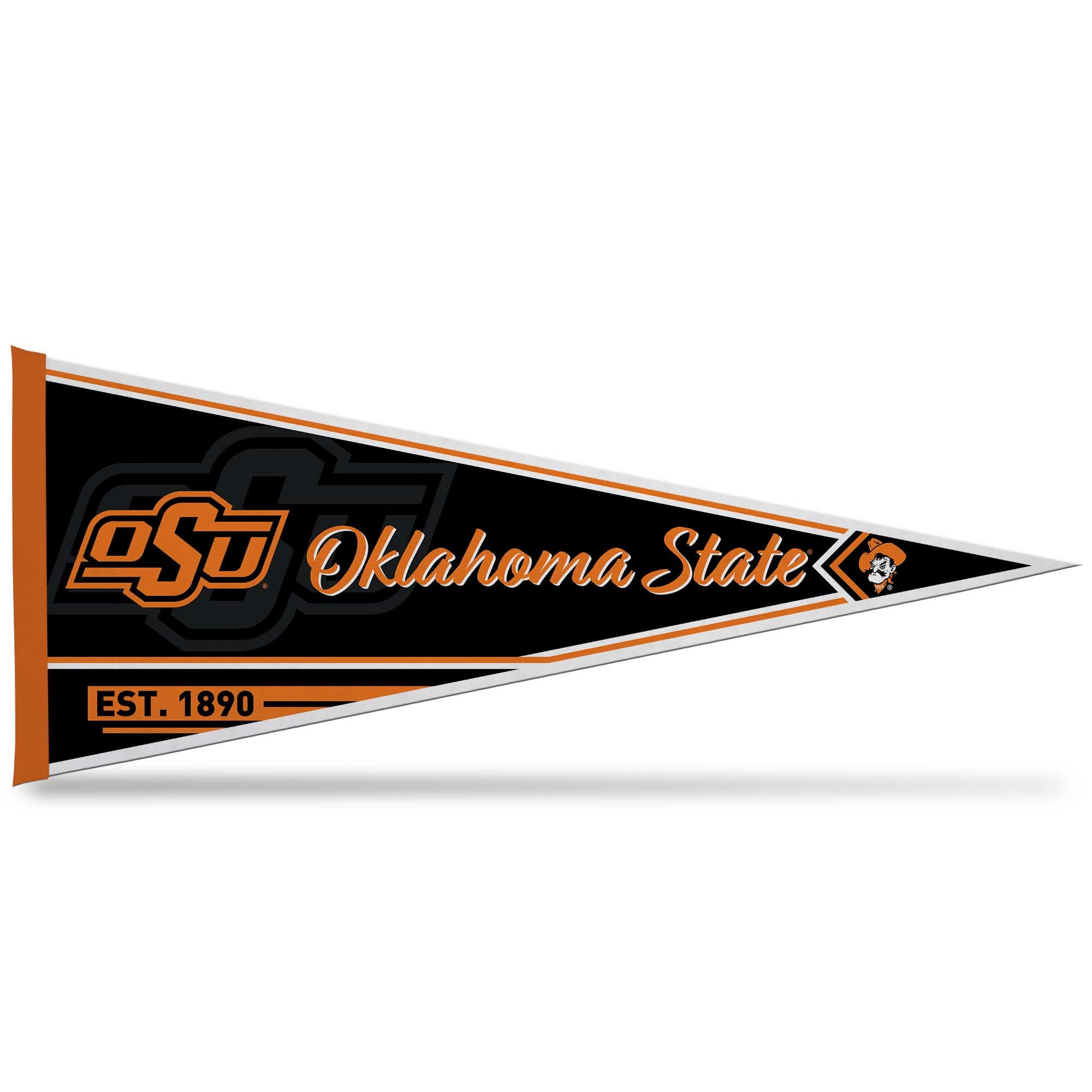Rico Industries Ncaa Oklahoma State Cowboys Classic 12'' X 30'' Felt Wall D  Cor Pennant - Great For Home/Bed Room/Man Cave D  C