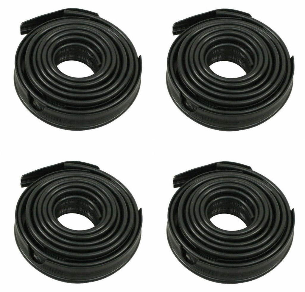 Fender Beading, Black, For All Aircooled Beetle, 4 Piece, Compatible With Dune Buggy