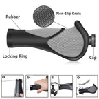 Yakamoz Bike Grips Handbars Comfort Soft Rubber Bicycle Handle Bar Grip With Anti-Slip Locking Ring Fits 22.2Mm Handlebar For Mt