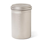 Vargo Titanium Bot Series | 1 Liter (34 Oz.) Ultralight Water Bottle Cooking Pot Weighs 147 Grams (5.2 Oz.) | Backpacking Campin
